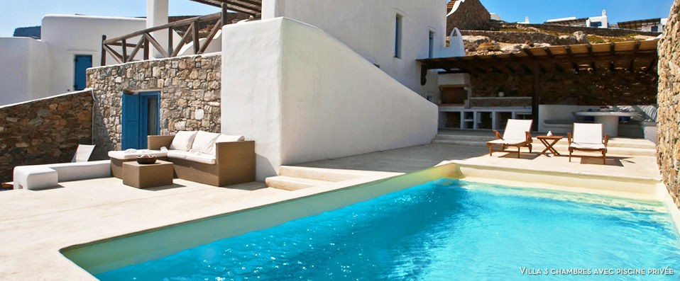 Mykonos Panormos Villas - Villa privée avec vue sur la baie de Panormos - Mykonos, Grèce