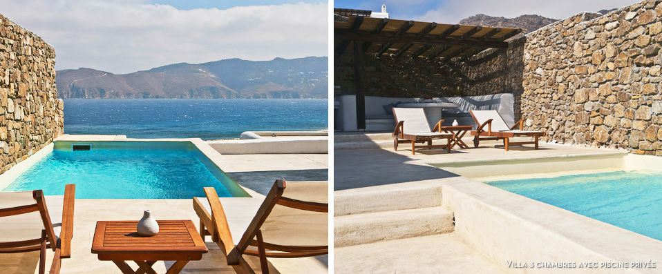 Mykonos Panormos Villas - Villa privée avec vue sur la baie de Panormos - Mykonos, Grèce