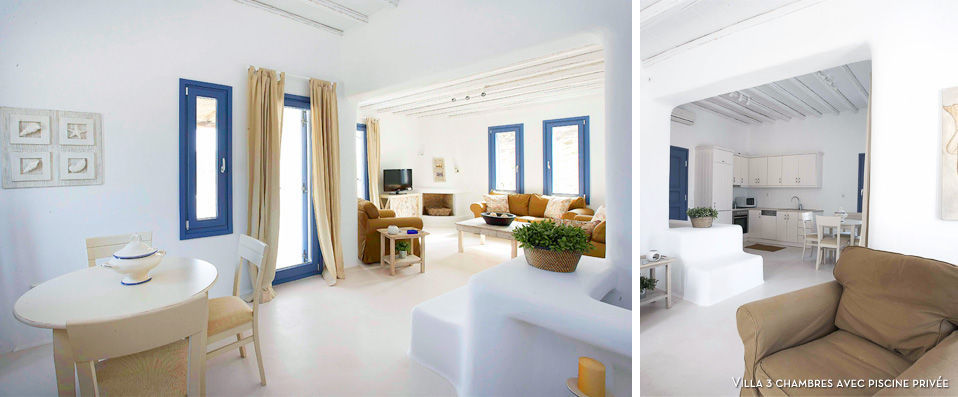 Mykonos Panormos Villas - Villa privée avec vue sur la baie de Panormos - Mykonos, Grèce