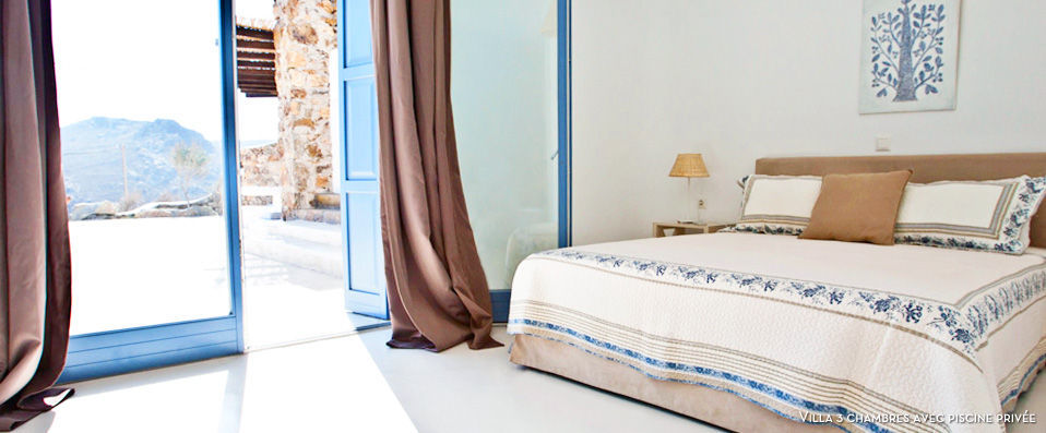 Mykonos Panormos Villas - Villa privée avec vue sur la baie de Panormos - Mykonos, Grèce