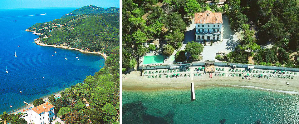 Hotel Villa Ottone ★★★★★ - Historic villa with a private beach on the island of Elba. - Elba Island, Italy