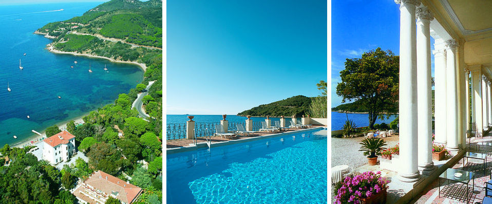 Hotel Villa Ottone ★★★★★ - Villa historique avec plage privée sur l’Ile d’Elbe - Toscane, Italie