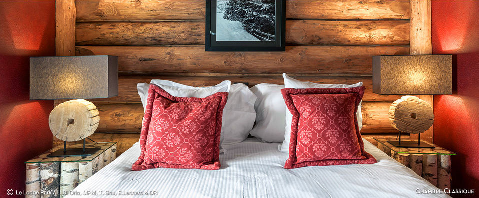 Hotel Lodge Park ★★★★ - Un refuge trappeur chic dans la célèbre Megève - Megève, France