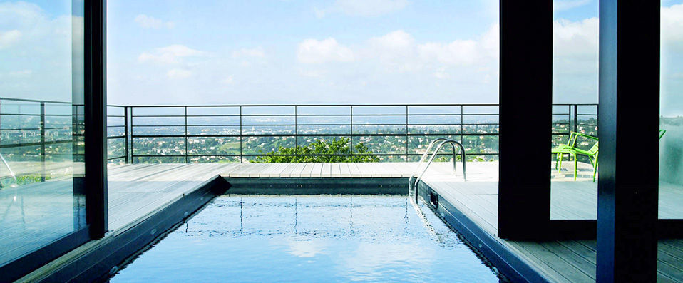 L'Ermitage Hôtel ★★★★ Cuisine à manger - A break with views over Lyon and the Monts d’Or. - Lyon, France