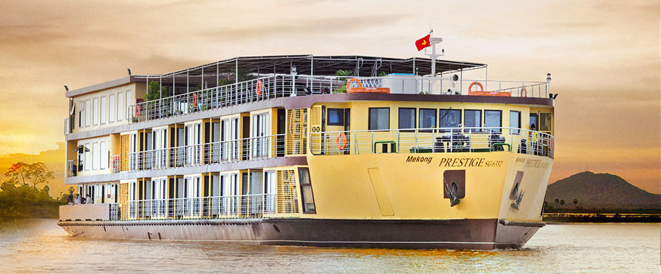 Croisières Au fil du Mekong avec Rivages du Monde - Croisière luxueuse pour 2 personnes de 13 jours et 12 nuits sur le Mékong avec Rivages du Monde (vols inclus). Prolongation exceptionnelle ! - Vietnam & Cambodge