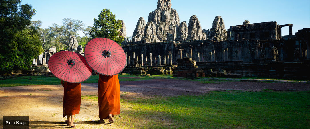 Beautés d'Indochine, avec extension à Battambang - Circuit privatif de 10 ou 12 nuits de Hanoï à Siem Reap, avec extension possible à Battambang, en hôtels 4* ou 5*. - Vietnam & Cambodge