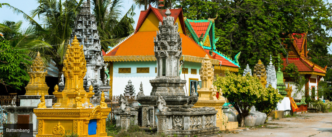 Charmes du Cambodge avec extension sur l’île de Koh Rong - Circuit privatif de 8 ou 13 nuits à la découverte des temples d’Angkor et du patrimoine khmer, extension sur l’île de Koh Rong possible. - Cambodge : Siem Reap à Battambang