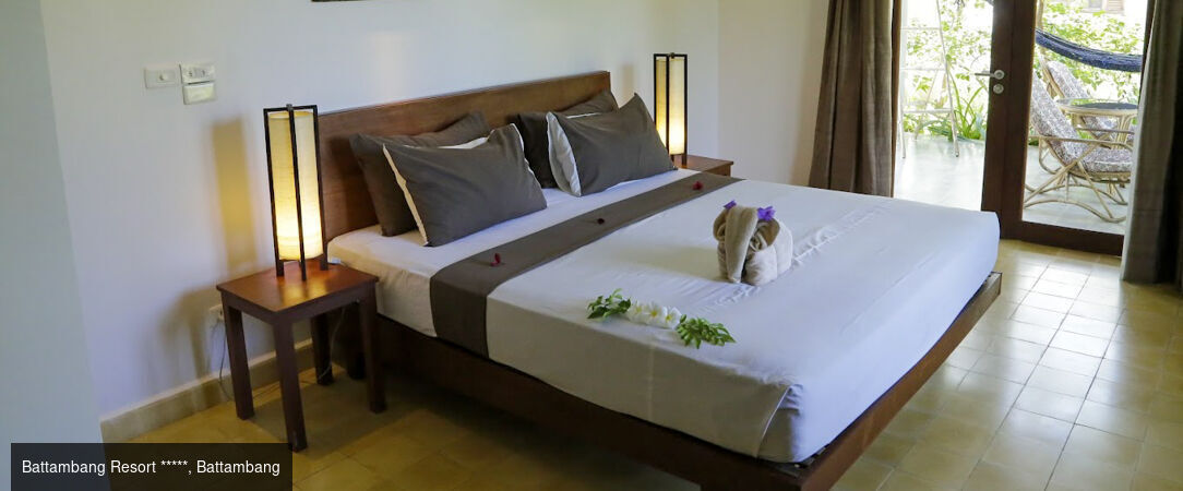 Charmes du Cambodge avec extension sur l’île de Koh Rong - Circuit privatif de 8 ou 13 nuits à la découverte des temples d’Angkor et du patrimoine khmer, extension sur l’île de Koh Rong possible. - Cambodge : Siem Reap à Battambang