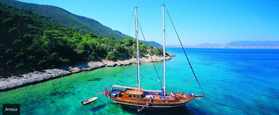 Le long de la côte turque en goélette - Une croisière unique en goélette à la découverte des paysages turcs. - Turquie
