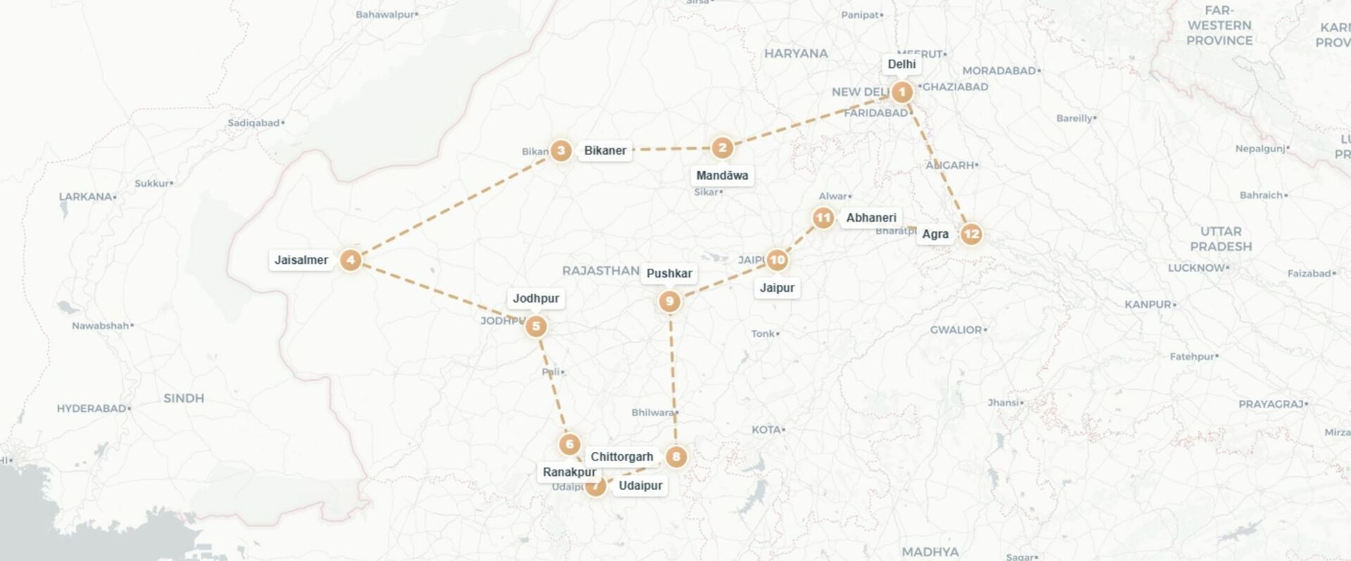 Palais et déserts du Rajasthan en hôtels de luxe - Circuit privatif de 9 ou 13 nuits en hôtels de luxe pour vivre une odyssée merveilleuse au pays des Maharajas, entre splendeurs architecturales et paysages envoûtants. - Inde : de Delhi à Agra
