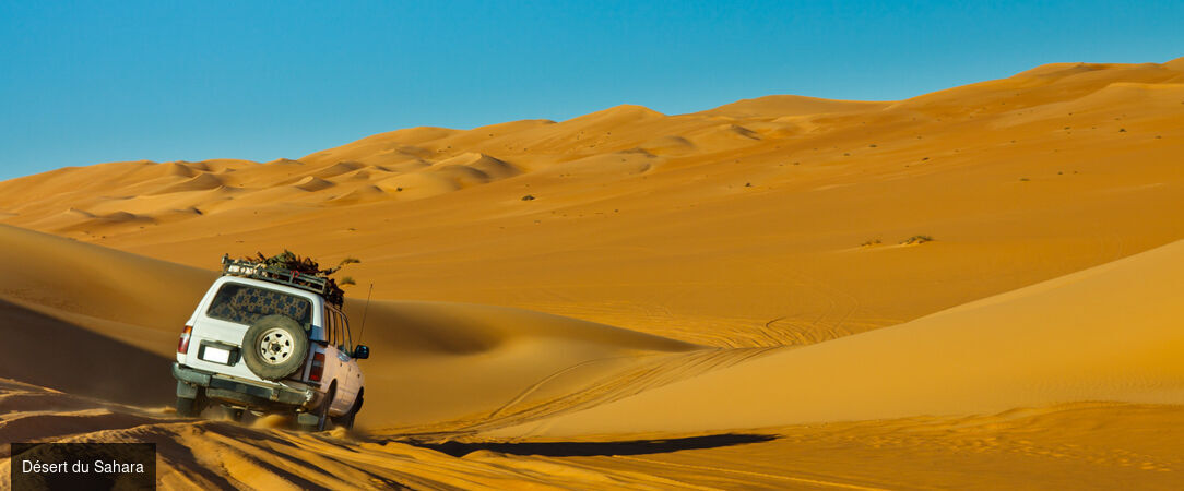 Grand Tour Impérial & aventure dans le désert - Circuit privatif de 9 nuits à travers les cités impériales du Maroc, des montagnes de l’Atlas aux dunes dorées du Sahara, jusqu’à la fascinante Marrakech. - Maroc : Casablanca, Fès, désert du Sahara & Marrakech