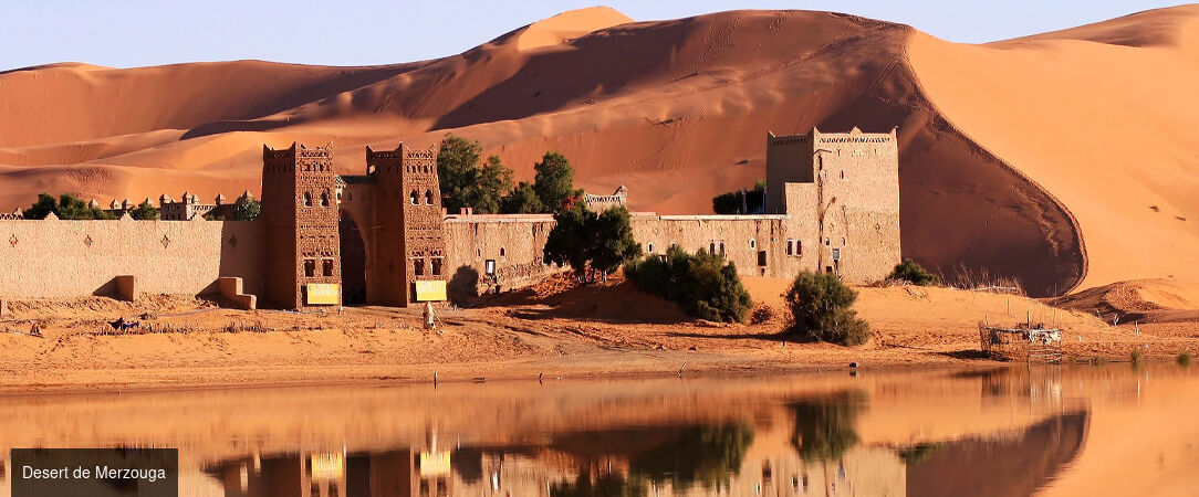 Grand Tour Impérial & aventure dans le désert - Circuit privatif de 9 nuits à travers les cités impériales du Maroc, des montagnes de l’Atlas aux dunes dorées du Sahara, jusqu’à la fascinante Marrakech. - Maroc : Casablanca, Fès, désert du Sahara & Marrakech