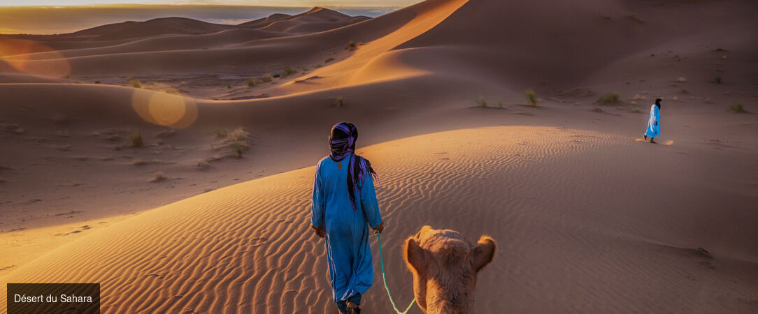 Grand Tour Impérial & aventure dans le désert - Circuit privatif de 9 nuits à travers les cités impériales du Maroc, des montagnes de l’Atlas aux dunes dorées du Sahara, jusqu’à la fascinante Marrakech. - Maroc : Casablanca, Fès, désert du Sahara & Marrakech