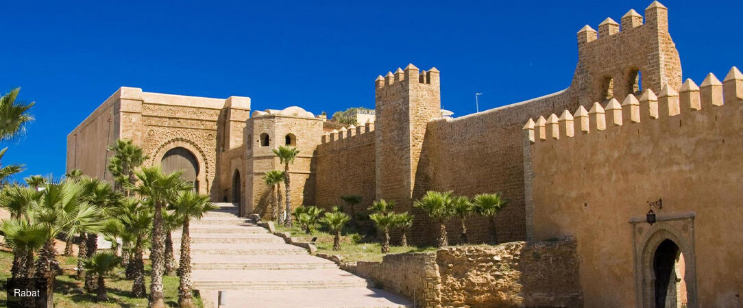 Grand Tour Impérial & aventure dans le désert - Circuit privatif de 9 nuits à travers les cités impériales du Maroc, des montagnes de l’Atlas aux dunes dorées du Sahara, jusqu’à la fascinante Marrakech. - Maroc : Rabat, Fès & Marrakech