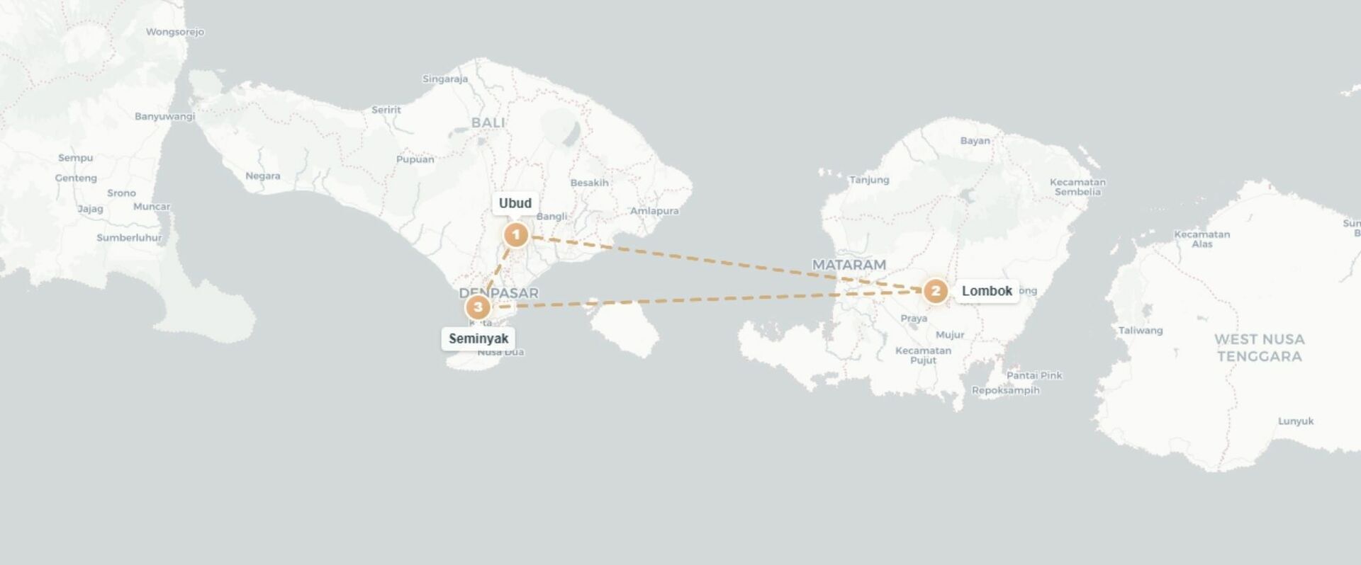 Quiétude et relaxation en Indonésie - Combiné de 7 à 18 nuits : quiétude & relaxation en trois étapes au cœur de l'Indonésie. - Indonésie : Ubud, Lombok & Seminyak