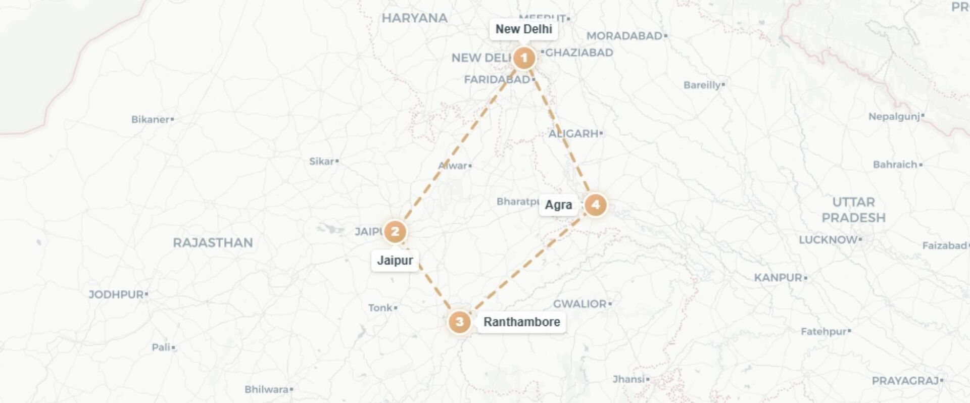 Des temples du Rajasthan aux tigres de Ranthambore -  - Inde