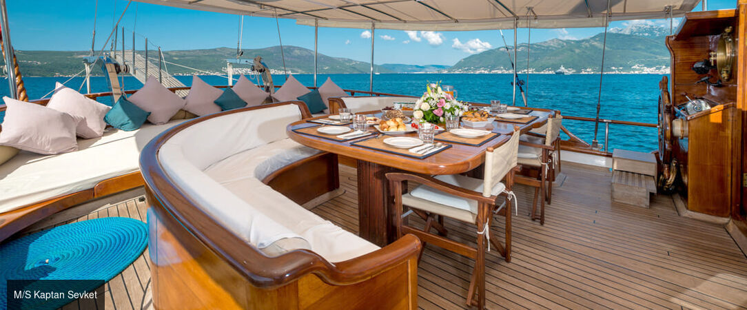 Découvrez les merveilles du Monténégro sur une goélette de luxe - Croisière de 7 nuits en goélette traditionnelle à la découverte des plus belles baies du Monténégro, entre cités médiévales et eaux cristallines. - Monténégro : de Tivat à Perast