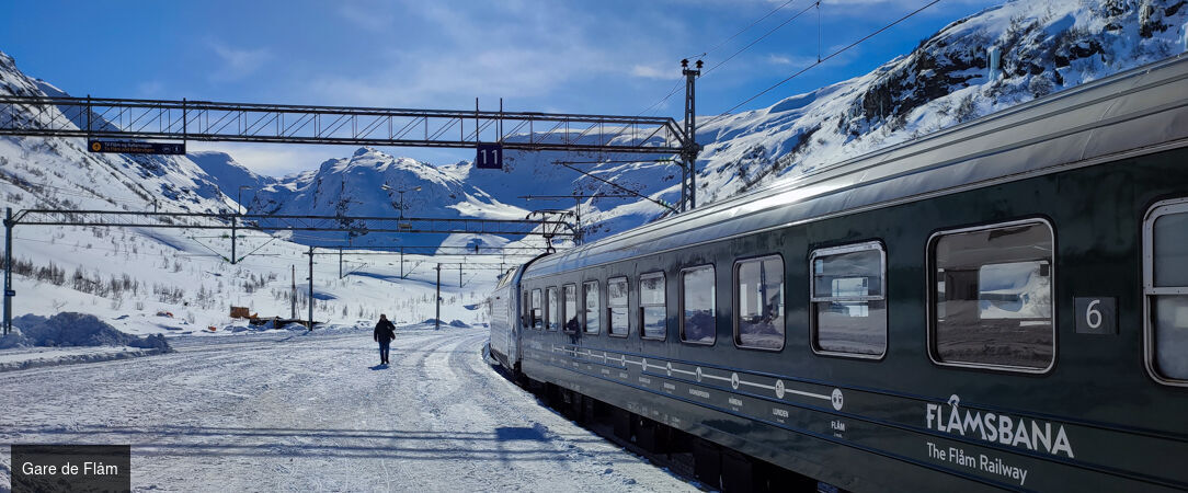 De la capitale aux fjords majestueux en train - Circuit de 7 jours en train d’Oslo aux paysages majestueux des fjords et jusqu’au charme hanséatique de Bergen. - Norvège : Oslo, Flåm & Bergen
