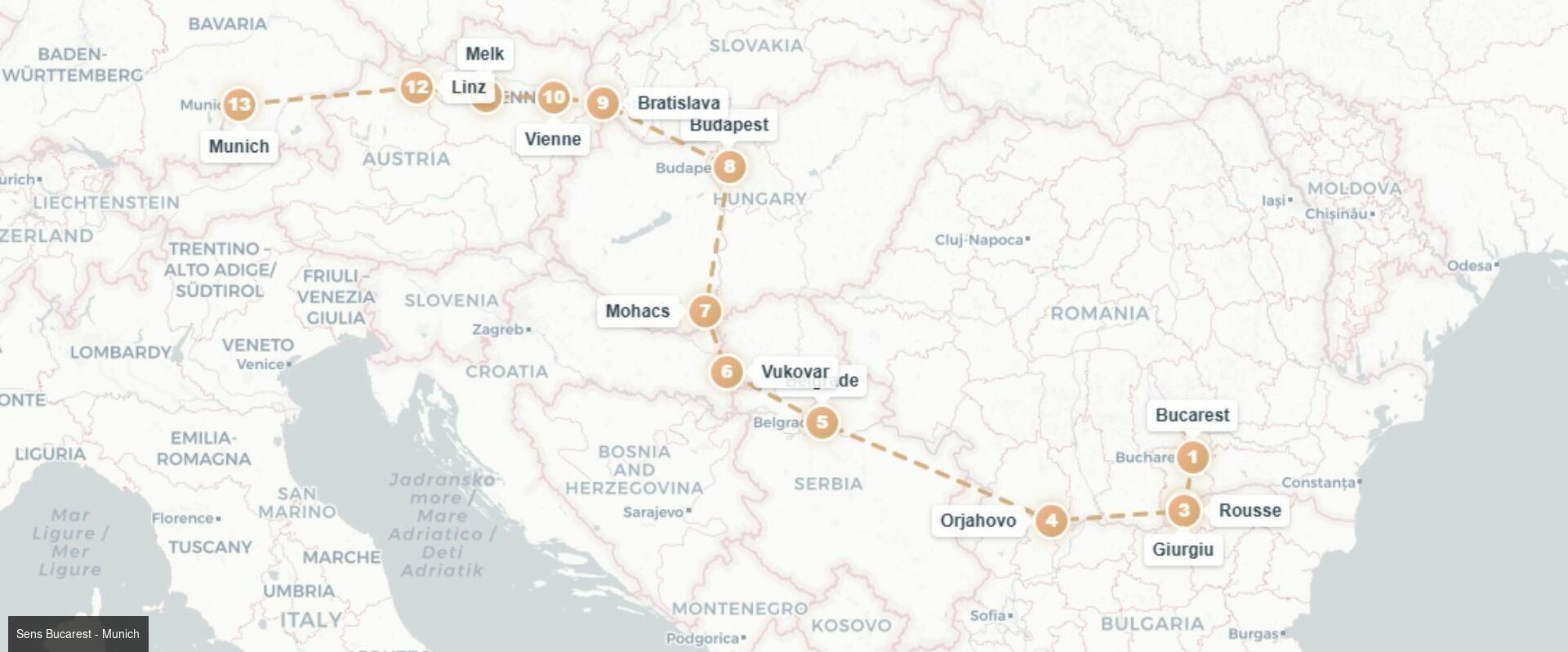 Au fil du Danube : Vienne, Budapest et les portes de fer avec Rivages du Monde - Croisière de 11 nuit au fil du Danube : Vienne, Budapest et les portes de fer avec Rivages du Monde - Le Danube