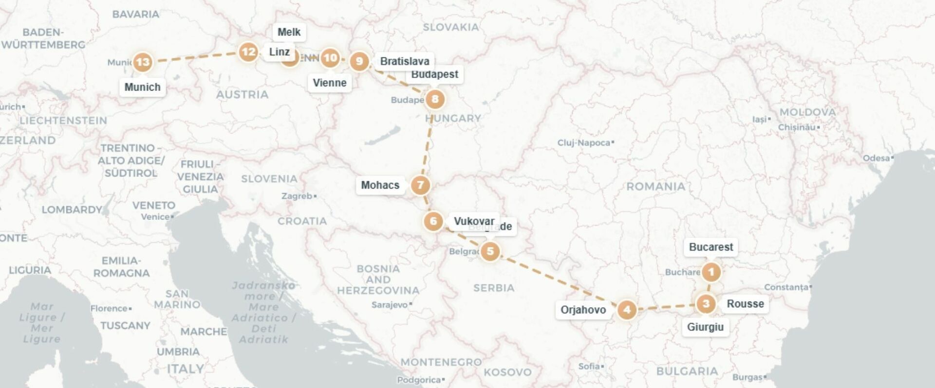 Au fil du Danube : Vienne, Budapest et les portes de fer avec Rivages du Monde - Croisière de 11 nuit au fil du Danube : Vienne, Budapest et les portes de fer avec Rivages du Monde - Le Danube