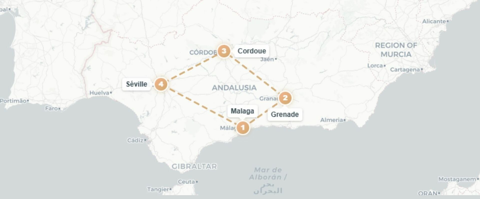 Palais et villages blancs sous le soleil d’Andalousie - Autotour de 7 nuits à la découverte des trésors andalous, de Malaga à Séville, entre héritage mauresque, culture vibrante et art de vivre méditerranéen. - Andalousie : Malaga, Séville