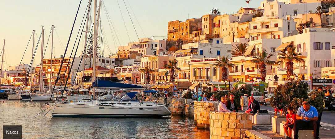 Joyaux emblématiques des Cyclades - Combiné de 7, 9 ou 11 nuits entre Santorin, Naxos et Mykonos, charme insulaire, découverte de paysages d’exception et ambiances uniques. - Grèce : Santorin, Mykonos, Naxos
