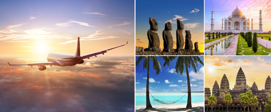 Tour du monde en avion privatisé : Visages et Civilisations du Monde avec Ciels du Monde -  - 3 continents, 9 pays
