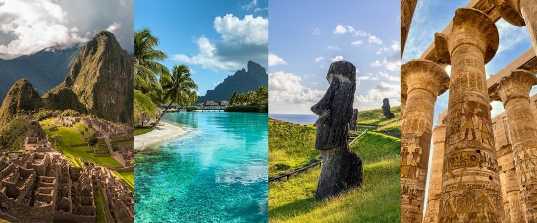 Tour du monde en avion privatisé : Visages et Civilisations avec Ciels du Monde - Embarquez pour un voyage rare et majestueux : un Tour du Monde de 23 jours, pensé comme une parenthèse hors du temps. - 3 continents, 9 pays