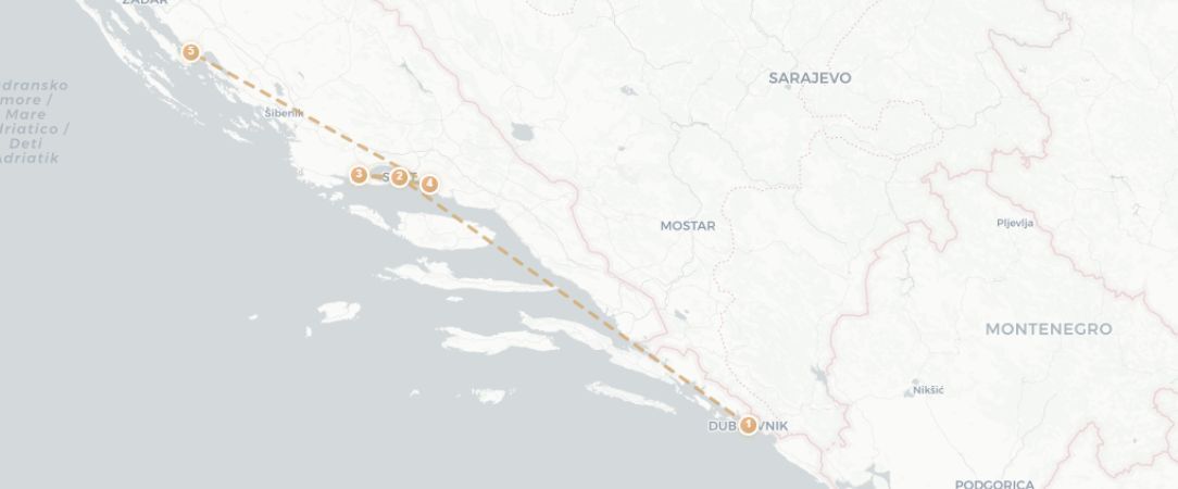 8 jours de rêve en Croatie - Autotour de 8 jours à travers la Croatie, de Dubrovnik à Biograd na Moru, entre perles médiévales et nature sauvage. - Croatie : de Dubrovnik à la côte dalmate