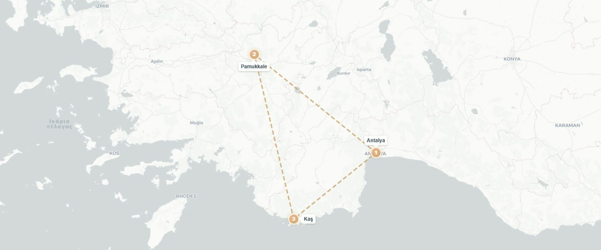 Périple au fil des merveilles de Turquie - Autotour de 5 nuits à travers la Riviera turque, les merveilles naturelles de Pamukkale et les rivages méditerranéens de Kaş. - Turquie : Antalya, Pamukkale & Kaş