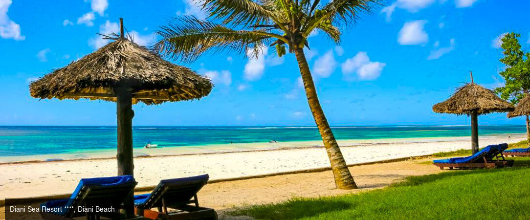 De la savane aux rivages de Diani Beach - Séjour de 10 nuits alliant 3 nuits de safari dans les parcs de Tsavo et d'Amboseli à une semaine de détente en All Inclusive sur la plage de Diani Beach. - Kenya