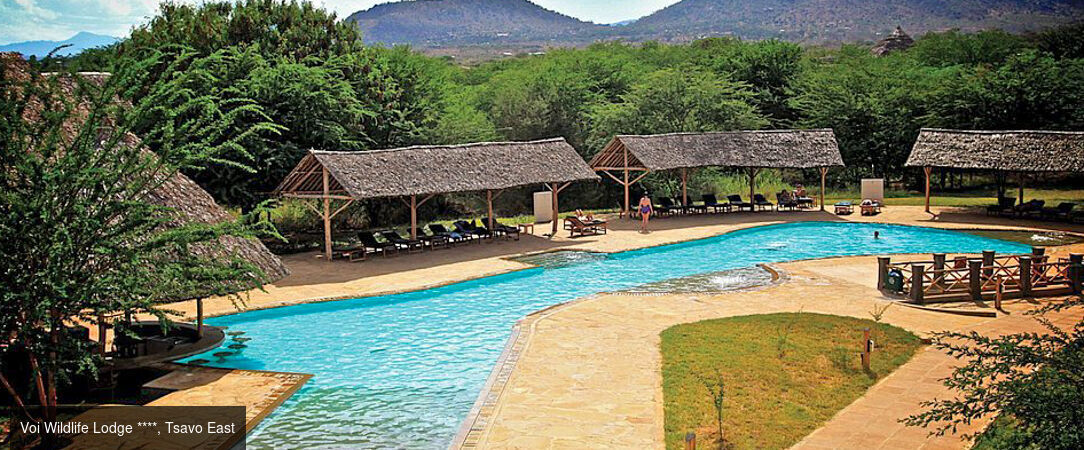 De la savane aux rivages de Diani Beach - Séjour de 10 nuits alliant 3 nuits de safari dans les parcs de Tsavo et d'Amboseli à une semaine de détente en All Inclusive sur la plage de Diani Beach. - Kenya