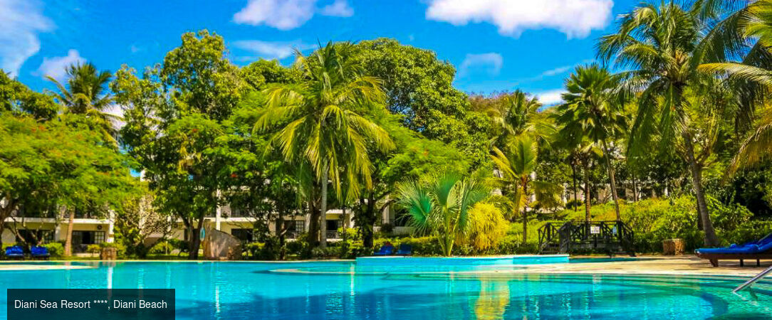 De la savane aux rivages de Diani Beach - Séjour de 10 nuits alliant 3 nuits de safari dans les parcs de Tsavo et d'Amboseli à une semaine de détente en All Inclusive sur la plage de Diani Beach. - Kenya