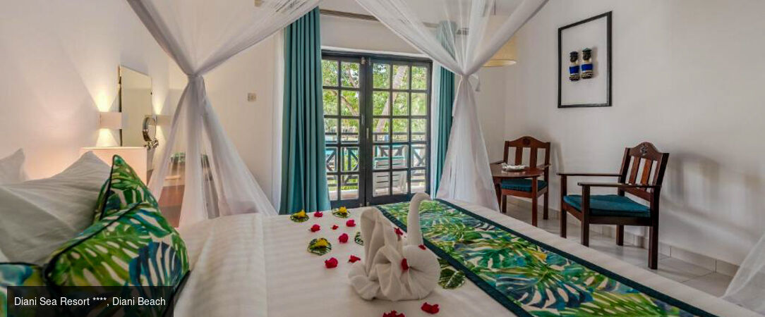 De la savane aux rivages de Diani Beach - Séjour de 10 nuits alliant 3 nuits de safari dans les parcs de Tsavo et d'Amboseli à une semaine de détente en All Inclusive sur la plage de Diani Beach. - Kenya