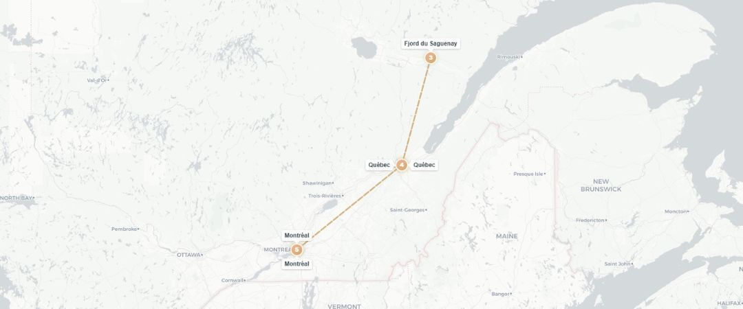 Les Fjords du Saguenay - Circuit de 8 jours au cœur du Québec en hiver, entre activités nordiques, nature enneigée et immersion dans la chaleur humaine du Saguenay. - Canada : Montréal, Fjord du Saguenay & Québec