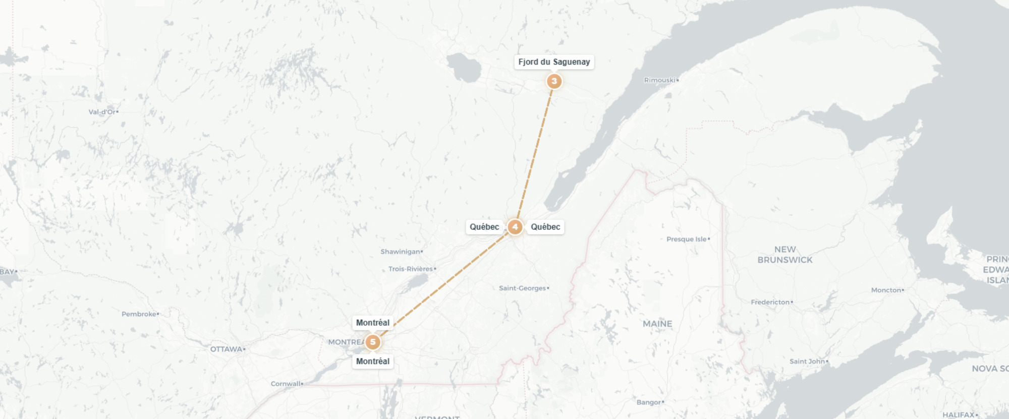 Magie d'hiver au fjord-du-Saguenay -  - Canada : Montréal, Fjord-du-Saguenay & Québec