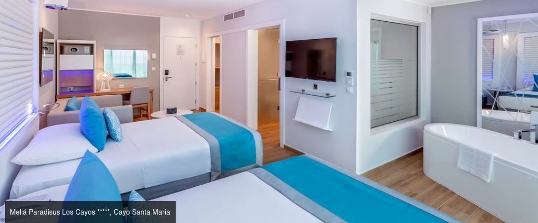 Cuba en deux temps, version luxe - Combiné de luxe à Cuba entre 7 et 14 nuits, des beautés de la Havane aux plaisirs balnéaires de Cayo Santa Maria. - Cuba : La Havane & Cayo Santa Maria