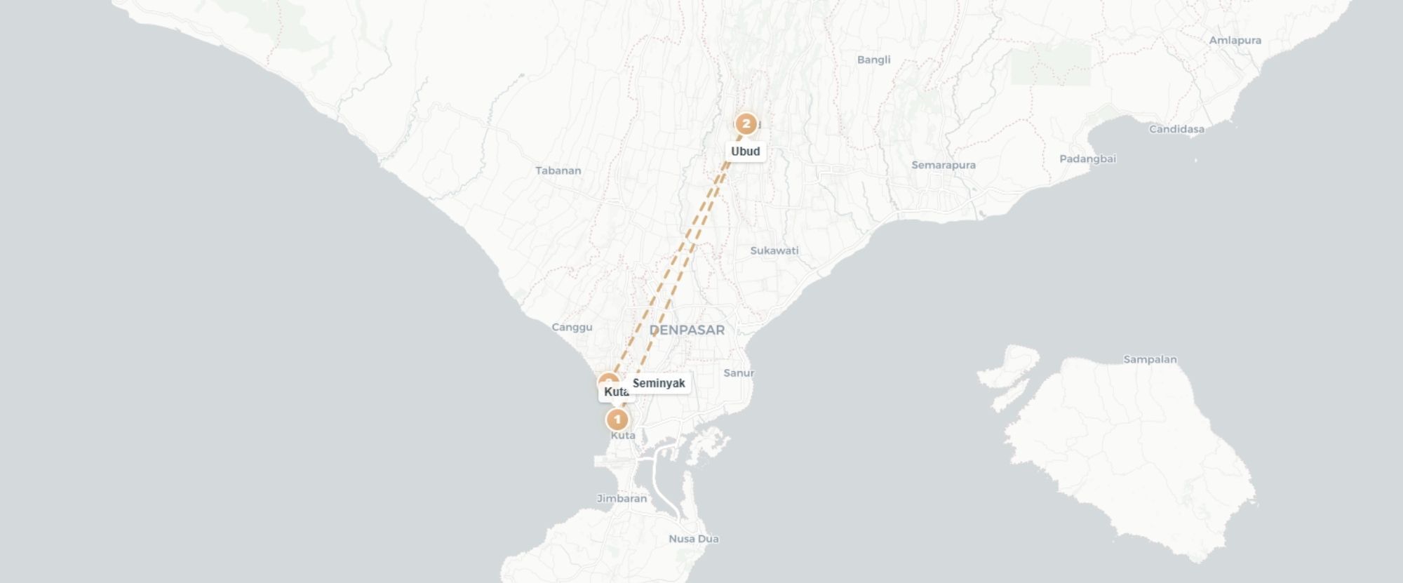 Voyage en trois étapes à Bali -  - Bali : Kuta, Ubud & Seminyak