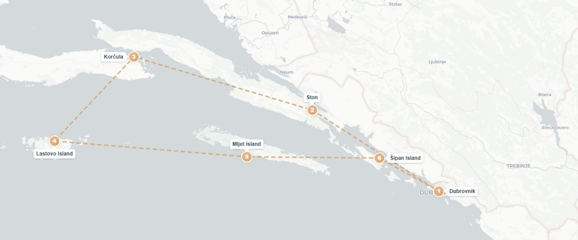 Catamaran de luxe en Croatie -  - Croatie d’île en île, de Mljet à Korčula