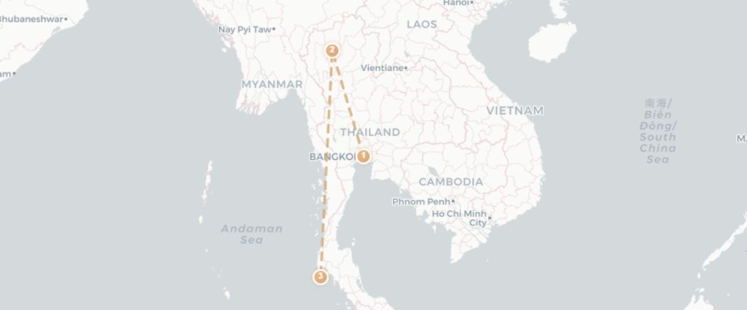 Voyage raffiné au cœur de la Thaïlande - Combiné de 11 nuits, voyage sensoriel et raffiné en Thaïlande, entre temples, nature et plages du sud. - Thaïlande : Bangkok, Chiang Mai & Phuket