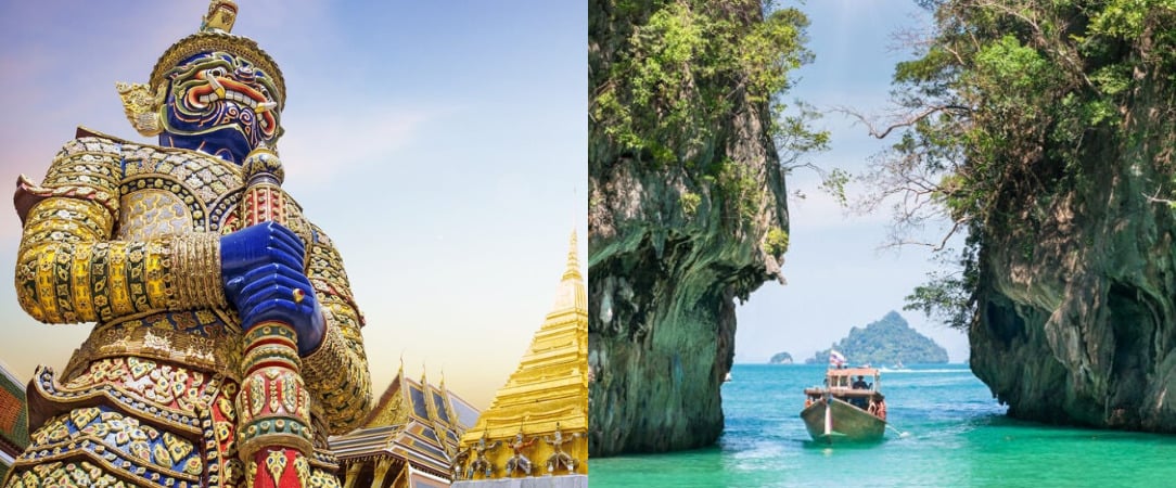 Voyage raffiné au cœur de la Thaïlande - Combiné de 11 nuits, voyage sensoriel et raffiné en Thaïlande, entre temples, nature et plages du sud. - Thaïlande : Bangkok, Chiang Mai & Phuket