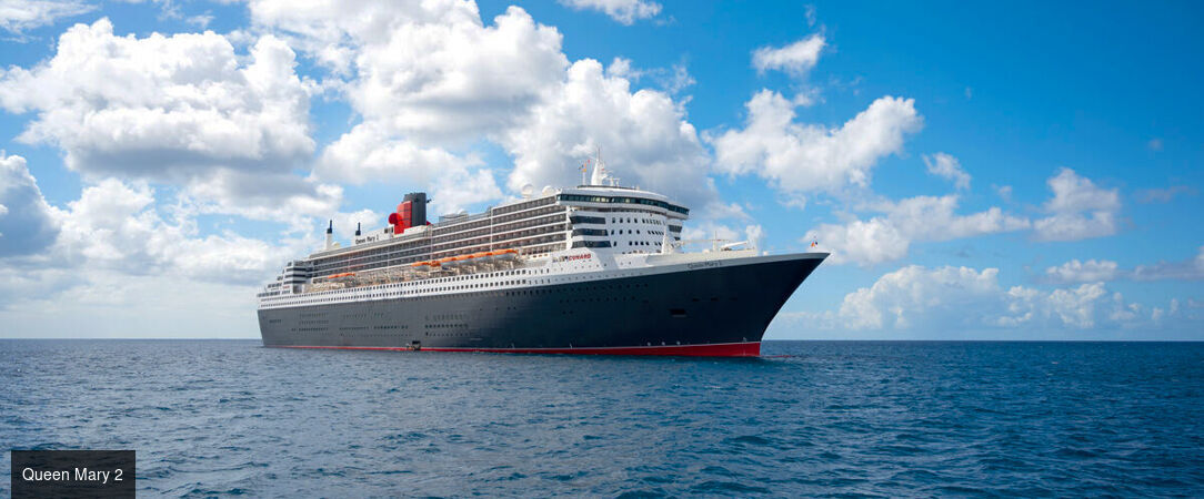 Croisière Transatlantique sur le mythique Queen Mary 2 - Croisière transatlantique de 7 nuits à bord du Queen Mary 2, entre Southampton et New York, entre élégance, culture & détente. - Transatlantique : de Londres à New York