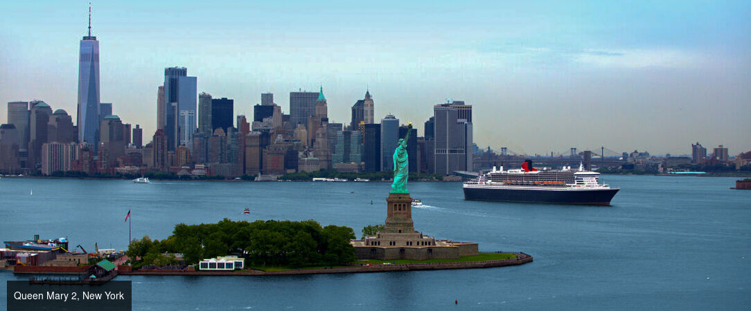 Croisière Transatlantique sur le mythique Queen Mary 2 - Croisière transatlantique de 7 nuits à bord du Queen Mary 2, entre Southampton et New York, entre élégance, culture & détente. - Transatlantique : de Londres à New York