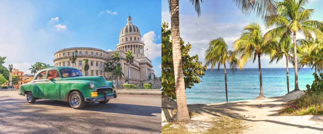 Cuba en deux temps, de la ville à la mer - Combiné de 5 à 14 nuits à Cuba, entre immersion culturelle à La Havane et séjour balnéaire sur la côte nord. - Cuba : La Havane & Jibacoa