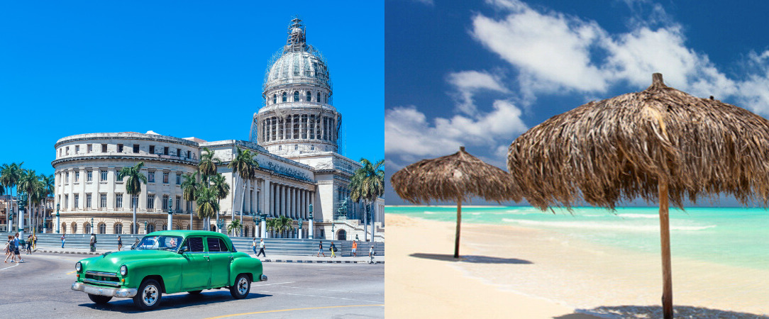 Découverte de Cuba en deux étapes - Combiné de 7 , 9 , 10, 12 et 14 nuits entre l’effervescente Havane et l’éblouissante Cayo Largo. - Cuba : La Havane & Cayo Largo