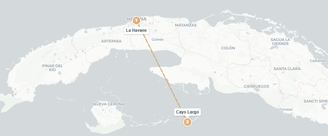 Découverte de Cuba en deux étapes - Combiné de 7 , 9 , 10, 12 et 14 nuits entre l’effervescente Havane et l’éblouissante Cayo Largo. - Cuba : La Havane & Cayo Largo