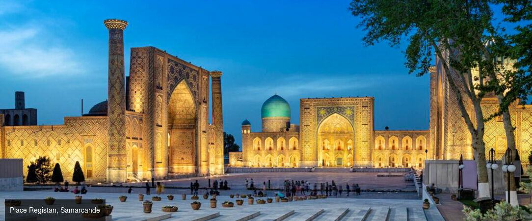 Sur la Route de la Soie, entre cités légendaires et déserts d’or - Un voyage au cœur de l’Asie centrale, entre palais somptueux et déserts infinis d’Ouzbékistan. - Ouzbékistan : Khiva, Boukhara & Samarcande