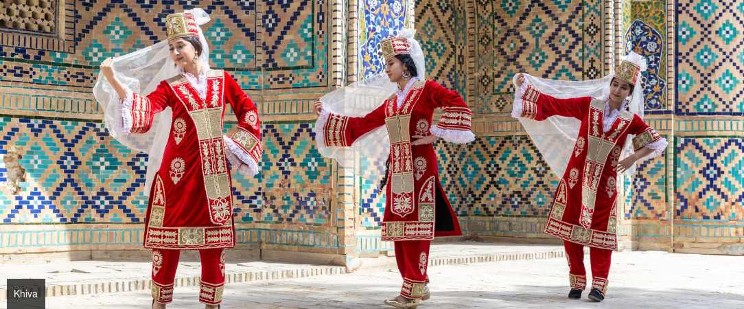 Sur la Route de la Soie, entre cités légendaires et déserts d’or - Circuit individuel de 6 à 8 nuits à la découverte des joyaux de l’Ouzbékistan, de Khiva à Samarcande, avec trajets en train, transferts inclus et immersion au cœur des grandes civilisations d’Orient. - Ouzbékistan : Khiva, Boukhara & Samarcande
