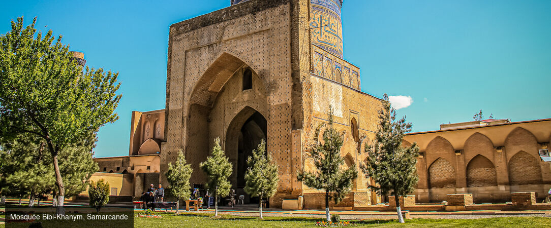 Sur la Route de la Soie, entre cités légendaires et déserts d’or - Circuit individuel de 6 à 8 nuits à la découverte des joyaux de l’Ouzbékistan, de Khiva à Samarcande, avec trajets en train, transferts inclus et immersion au cœur des grandes civilisations d’Orient. - Ouzbékistan : Khiva, Boukhara & Samarcande