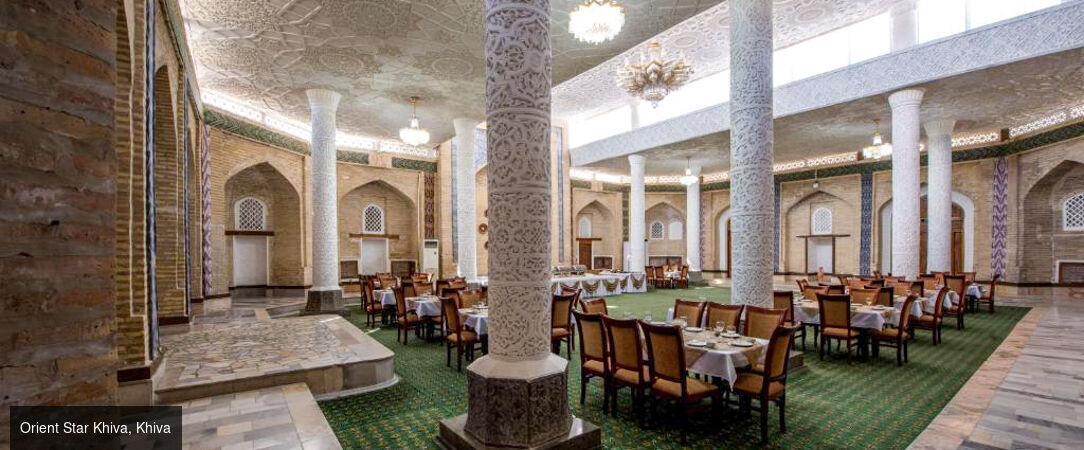 Sur la Route de la Soie, entre cités légendaires et déserts d’or - Circuit individuel de 6 à 8 nuits à la découverte des joyaux de l’Ouzbékistan, de Khiva à Samarcande, avec trajets en train, transferts inclus et immersion au cœur des grandes civilisations d’Orient. - Ouzbékistan : Khiva, Boukhara & Samarcande